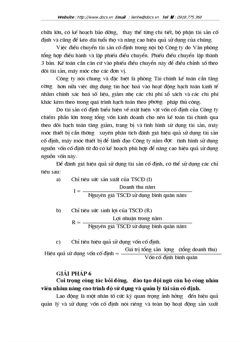 image for page Một số giải pháp nâng cao hiệu quả sử dụng vốn cố định của Công ty tư vấn đầu tư và xây dựng