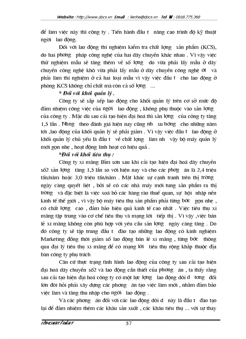 image for page Đầu tư nâng cao chất lượng sản phẩm và khả năng cạnh tranh của Công ty xi măng Bỉm Sơn