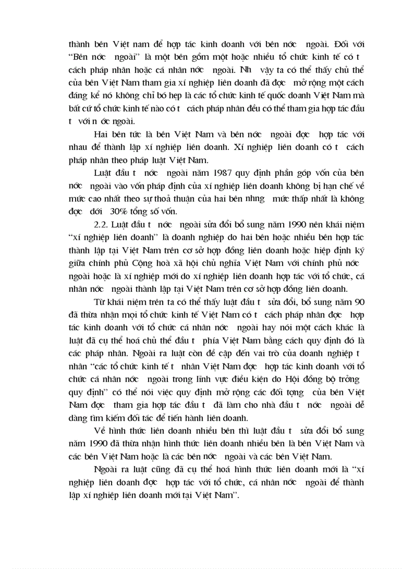image for page Khái niệm doanh nghiệp liên doanh theo luật đầu tư nước ngoài tại việt nam