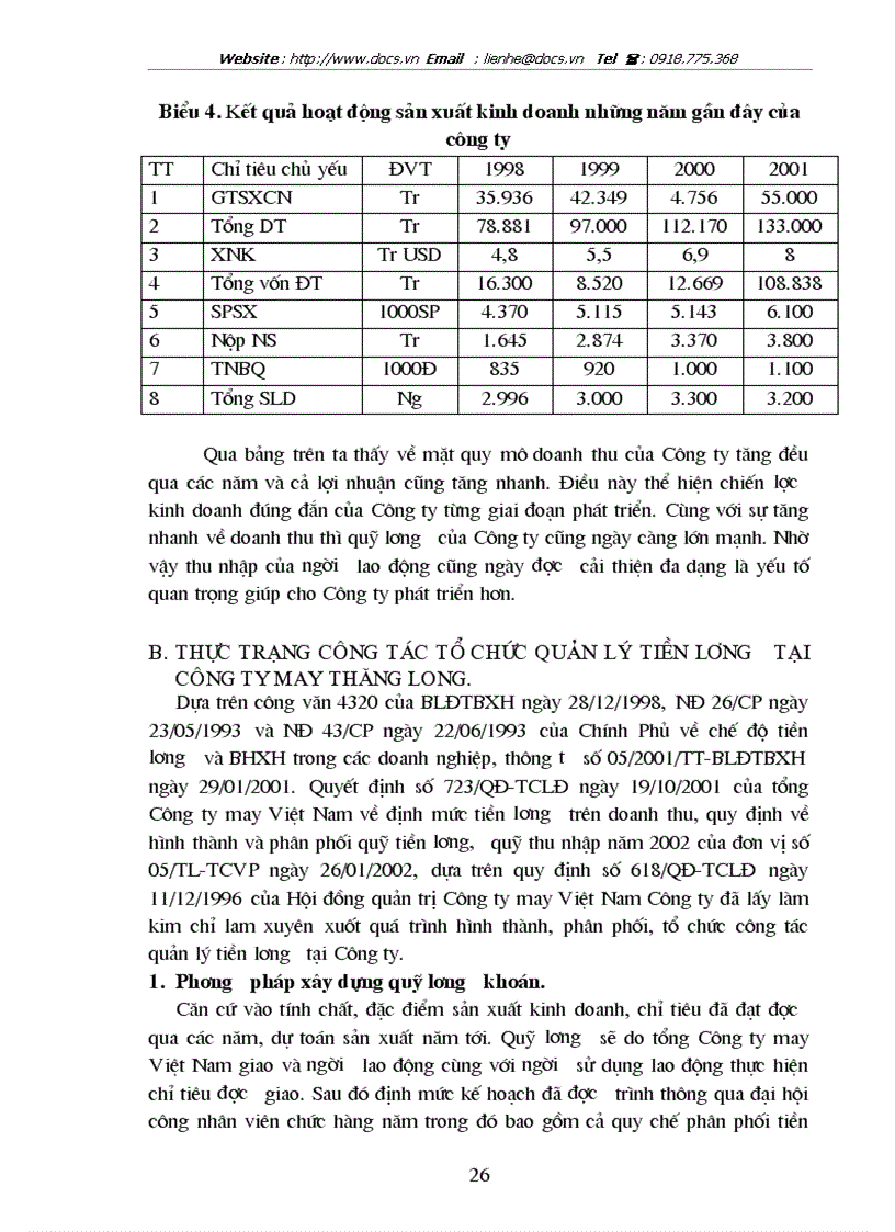 image for page Hoàn thiện công tác tổ chức quản lý tiền lương tại Công ty may Thăng Long