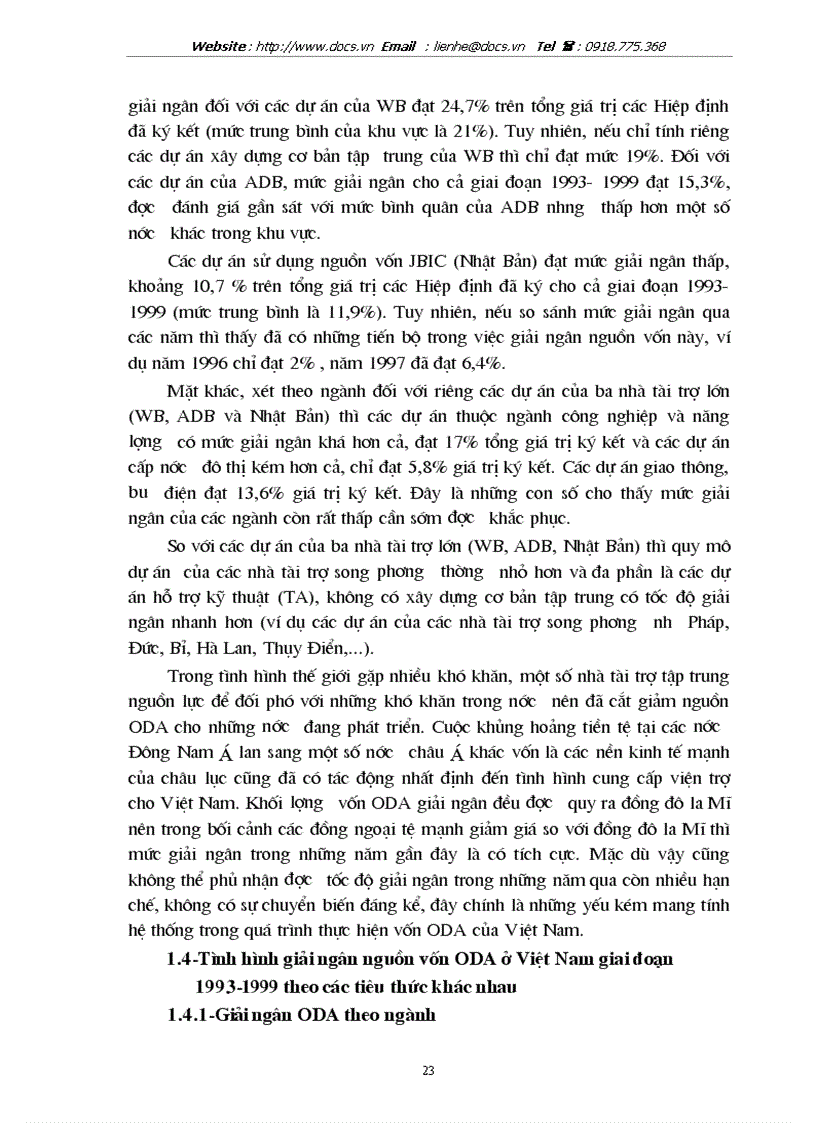 image for page Những giải pháp nhằm đẩy nhanh tiến độ giải ngân nguồn vốn hỗ trợ phát triển chính thức ODA tại Việt Nam giai đoạn 2001 2005