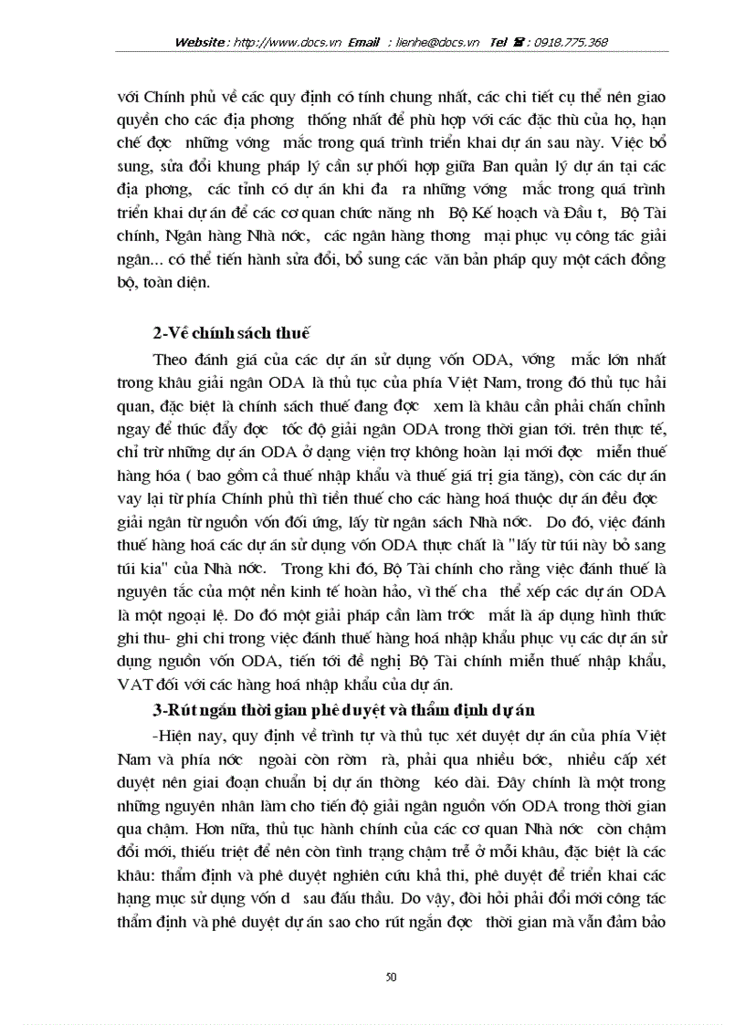 image for page Những giải pháp nhằm đẩy nhanh tiến độ giải ngân nguồn vốn hỗ trợ phát triển chính thức ODA tại Việt Nam giai đoạn 2001 2005