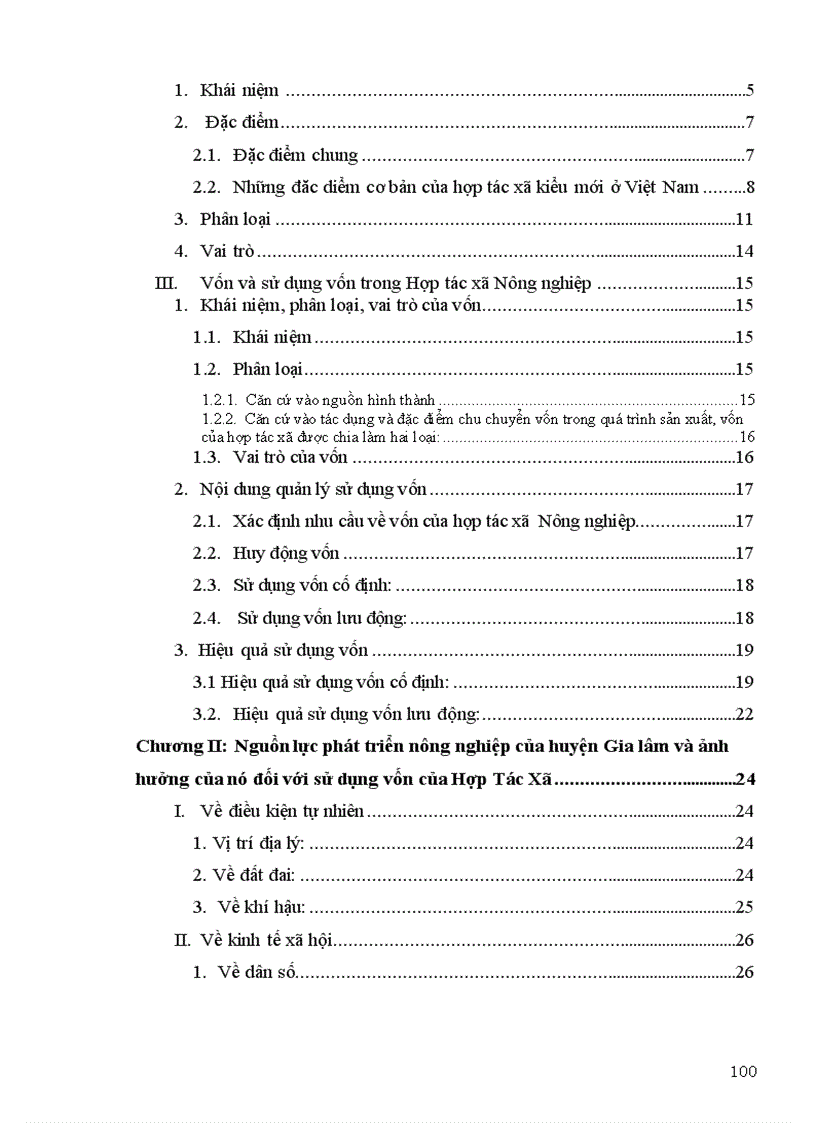 image for page Thực trạng và giải pháp nâng cao hiệu quả sử dụng vốn của các hợp tác xã nông nghiệp ở huyện Gia Lâm