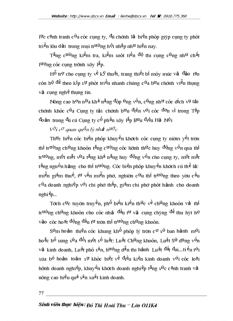 image for page Giải pháp tăng cường hoạt động huy động vốn tại Công ty cổ phần xây lắp Bưu điện Hà Nội