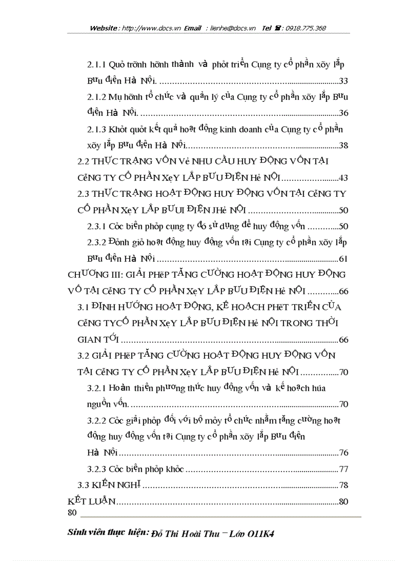 image for page Giải pháp tăng cường hoạt động huy động vốn tại Công ty cổ phần xây lắp Bưu điện Hà Nội