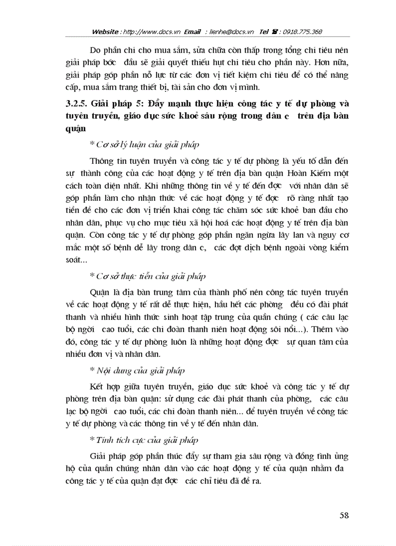 image for page Tăng cường quản lý chi Ngân sách Nhà nước với yêu cầu xã hội hoá các hoạt động y tế trên địa bàn quận Hoàn Kiếm