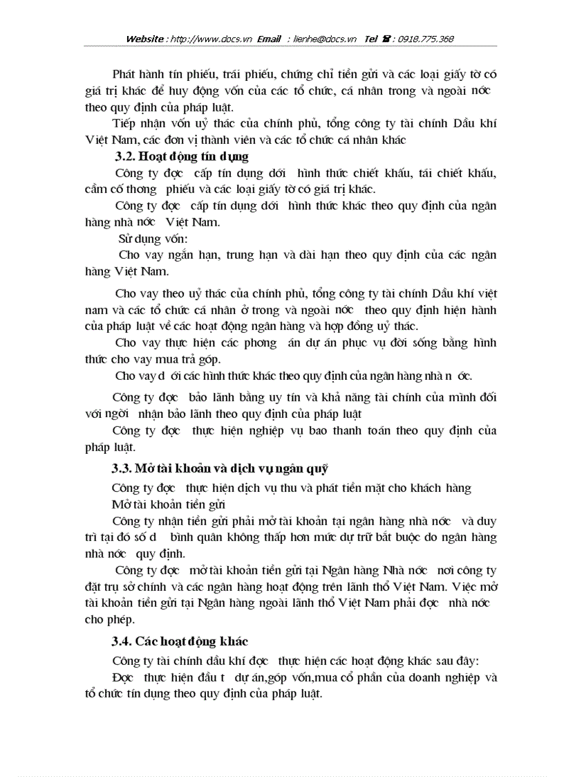 image for page Những biện pháp cần được áp dụng nhằm nâng cao hiệu quả thu xếp và huy động vốn tại công ty tài chính dầu khí