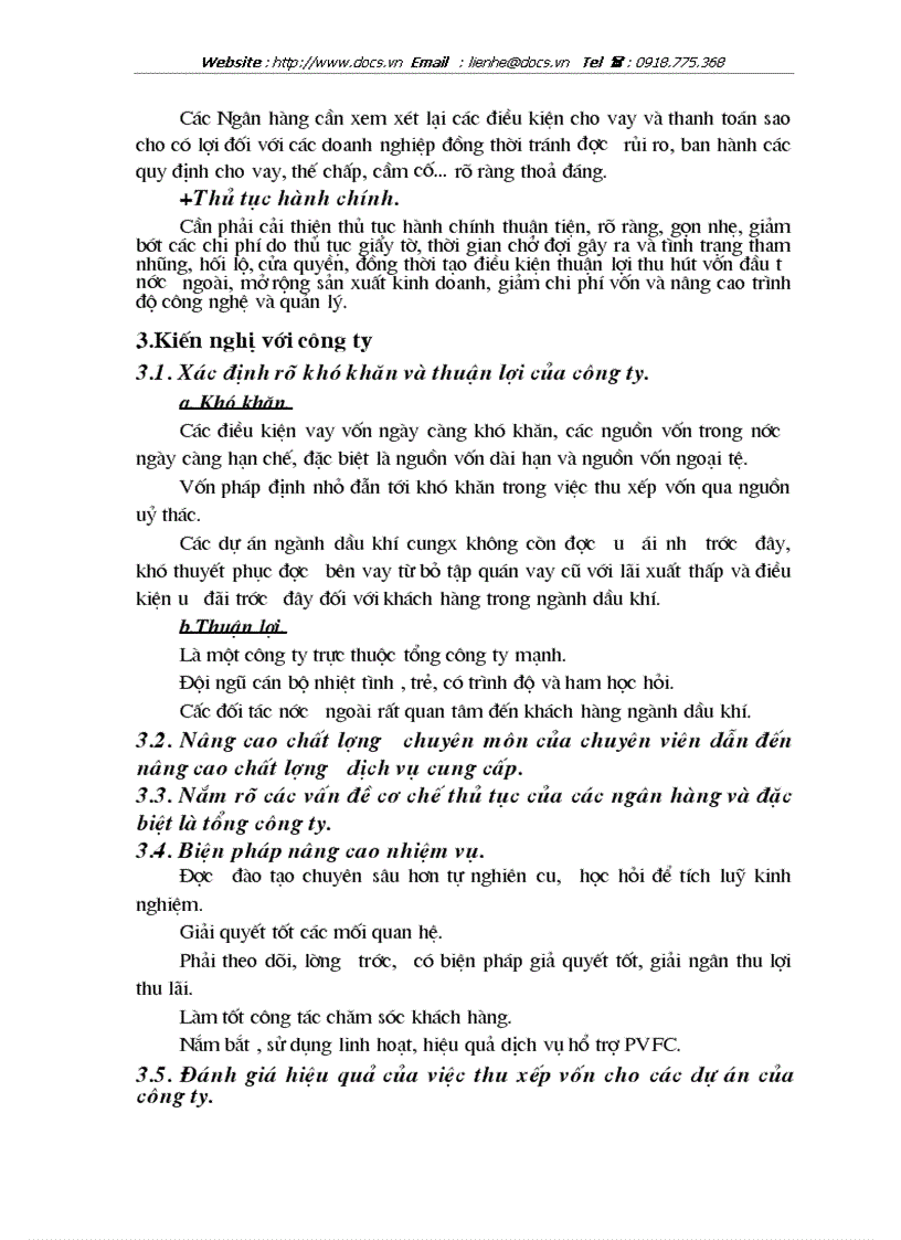 image for page Những biện pháp cần được áp dụng nhằm nâng cao hiệu quả thu xếp và huy động vốn tại công ty tài chính dầu khí