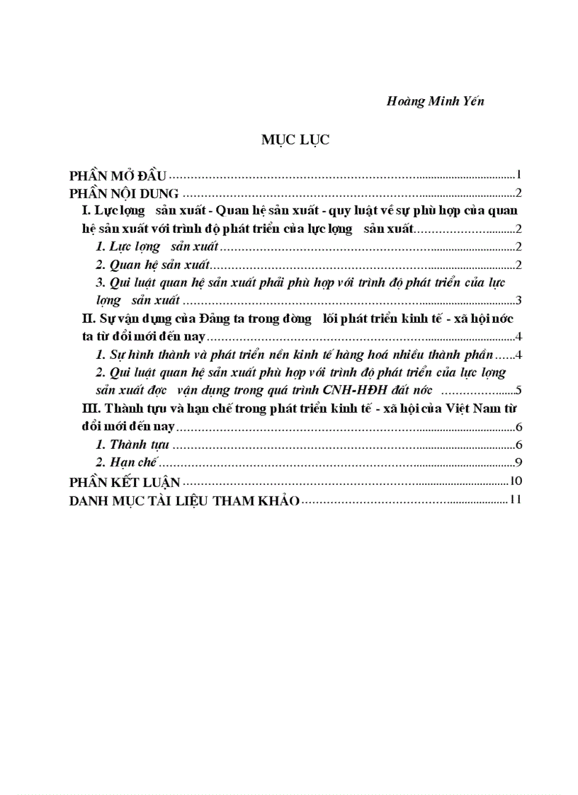 image for page Vận dụng quan điểm triết học Mác xit về qui luật quan hệ sản xuất phải phù hợp với trình độ lực lượng sản xuất để phát triển những thành tựu hạn chế