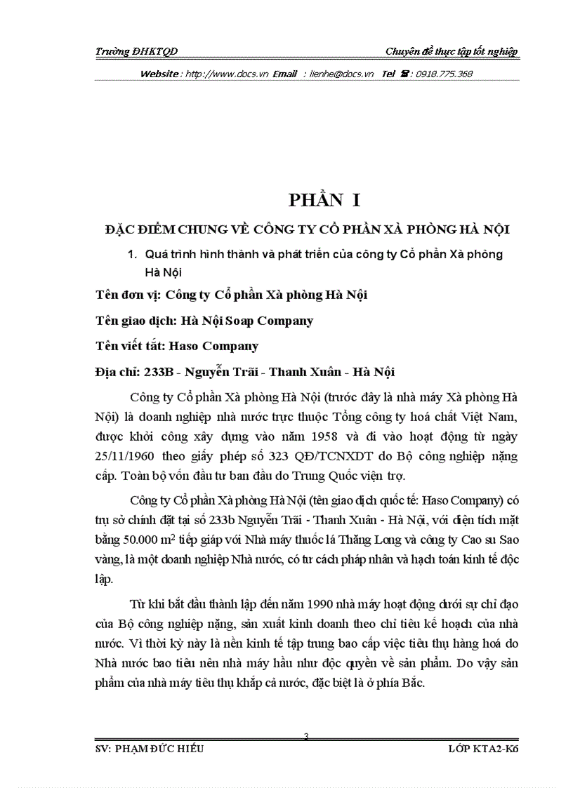 image for page Hoàn thiện công tác kế toán NVL và CCDC với việc phân tích tình hình quản lý sử dụng NVL CCDC tại công ty Cổ phần Xà phòng Hà Nội