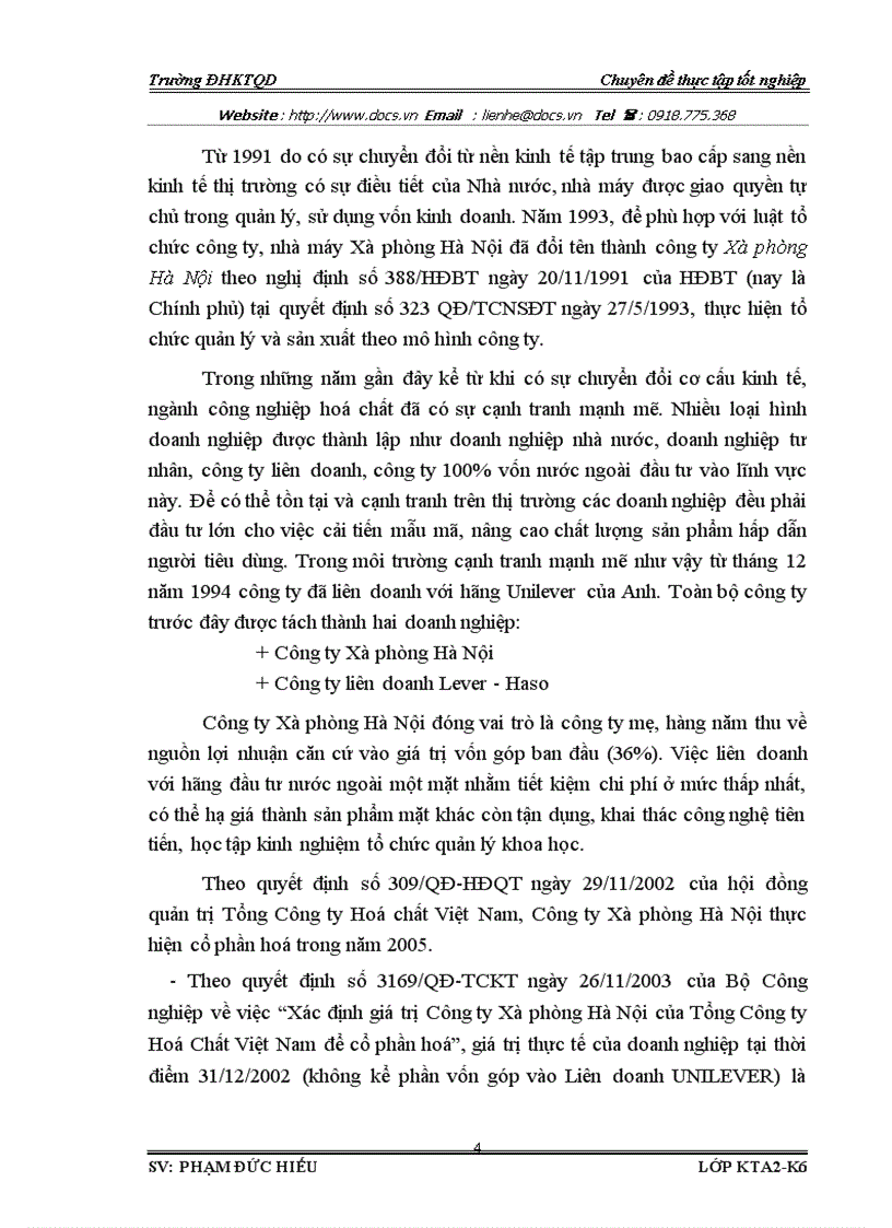 image for page Hoàn thiện công tác kế toán NVL và CCDC với việc phân tích tình hình quản lý sử dụng NVL CCDC tại công ty Cổ phần Xà phòng Hà Nội