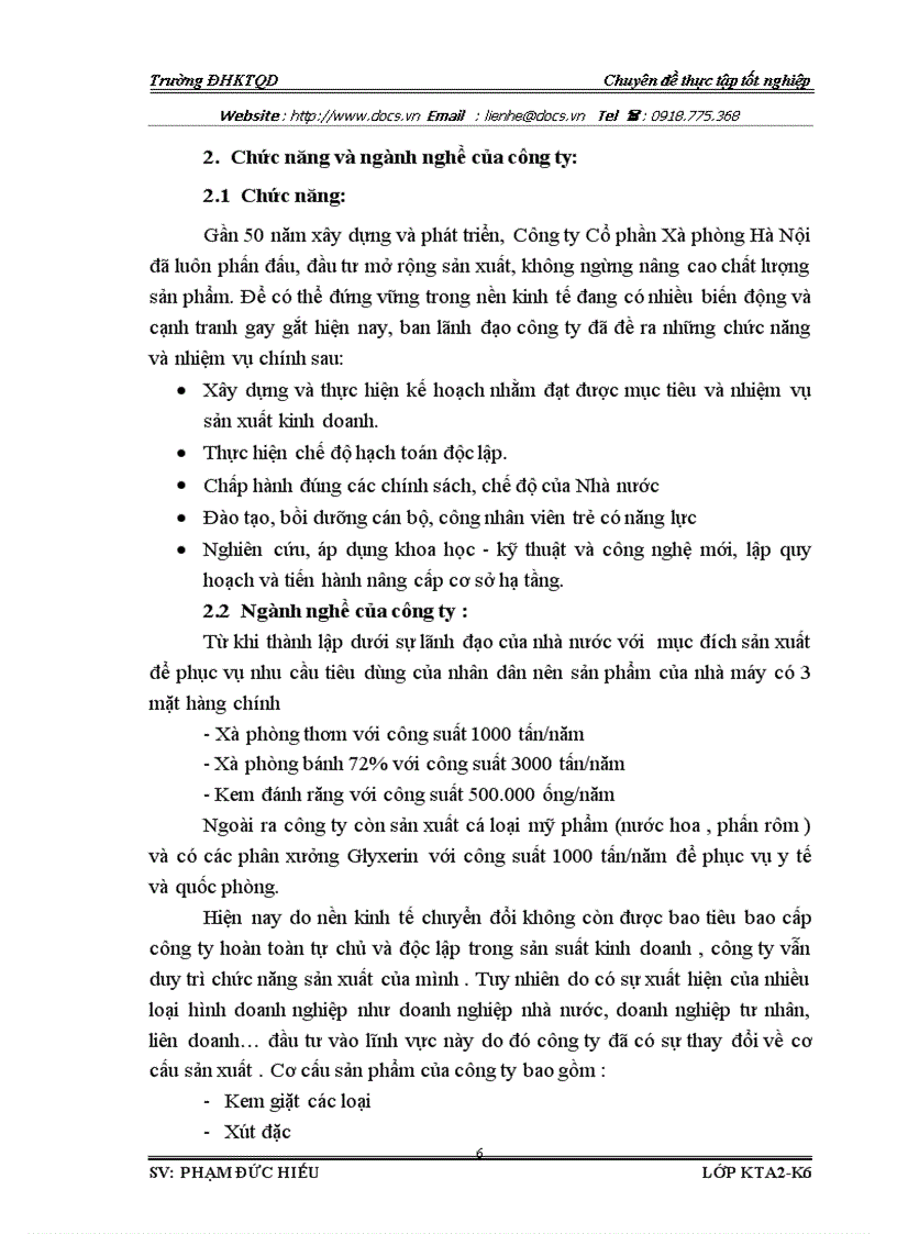image for page Hoàn thiện công tác kế toán NVL và CCDC với việc phân tích tình hình quản lý sử dụng NVL CCDC tại công ty Cổ phần Xà phòng Hà Nội