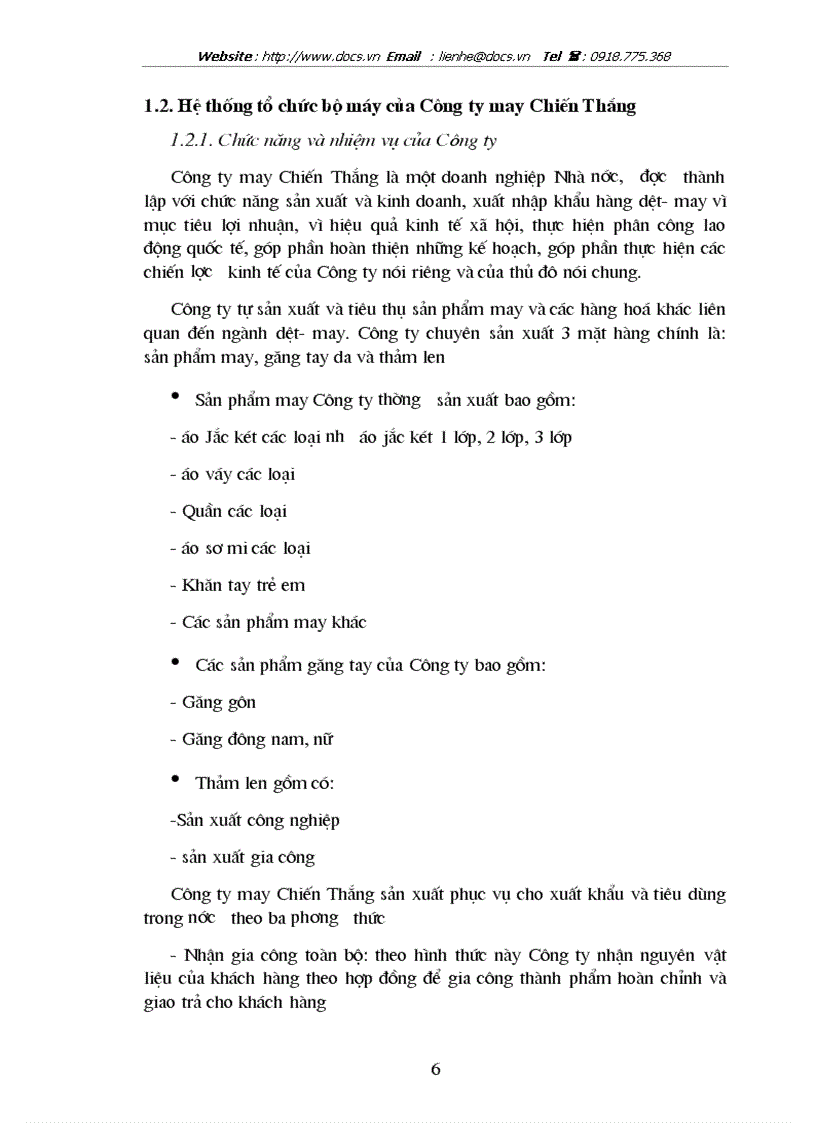 image for page Giải pháp thúc đẩy hoạt động kinh doanh xuất nhập khẩu của Công ty may Chiến Thắng