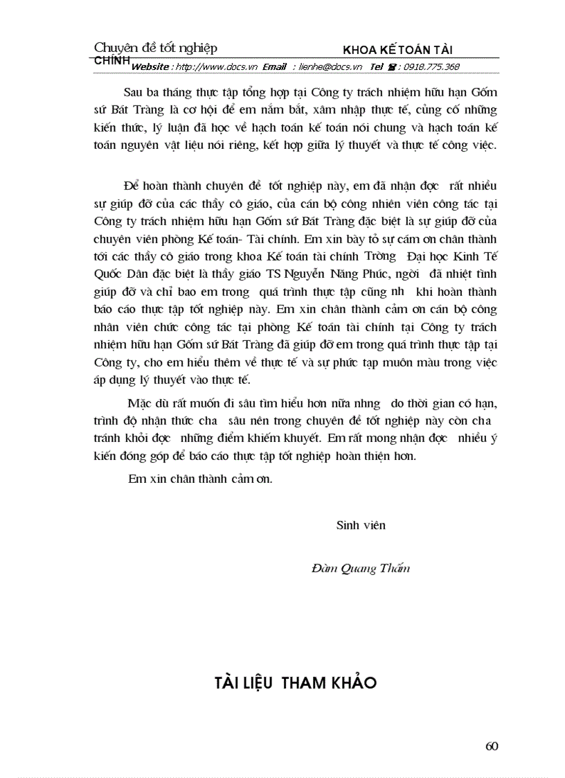 image for page Hạch toán nguyên liệu vật liệu với việc nâng cao hiệu quả sử dụng vốn lưu động tại Công ty Trách nhiệm hữu hạn Gốm sứ Bát Tràng