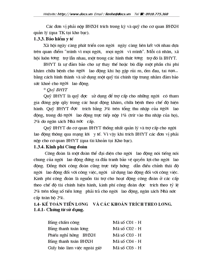 image for page Lý luận chung về kế toán tiền lương và các khoản trích theo lương trong đơn vị hành chính sự nghiệp