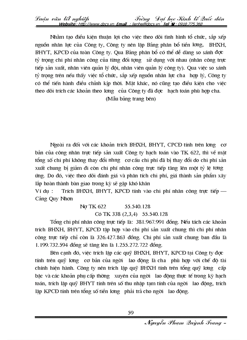 image for page Hạch toán chi phí sản xuất và tính giá thành sản phẩm xây lắp tại Công ty Thi công Cơ giới Tổng Công ty xây dựng đường thuỷ