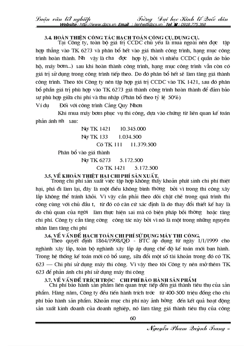 image for page Hạch toán chi phí sản xuất và tính giá thành sản phẩm xây lắp tại Công ty Thi công Cơ giới Tổng Công ty xây dựng đường thuỷ
