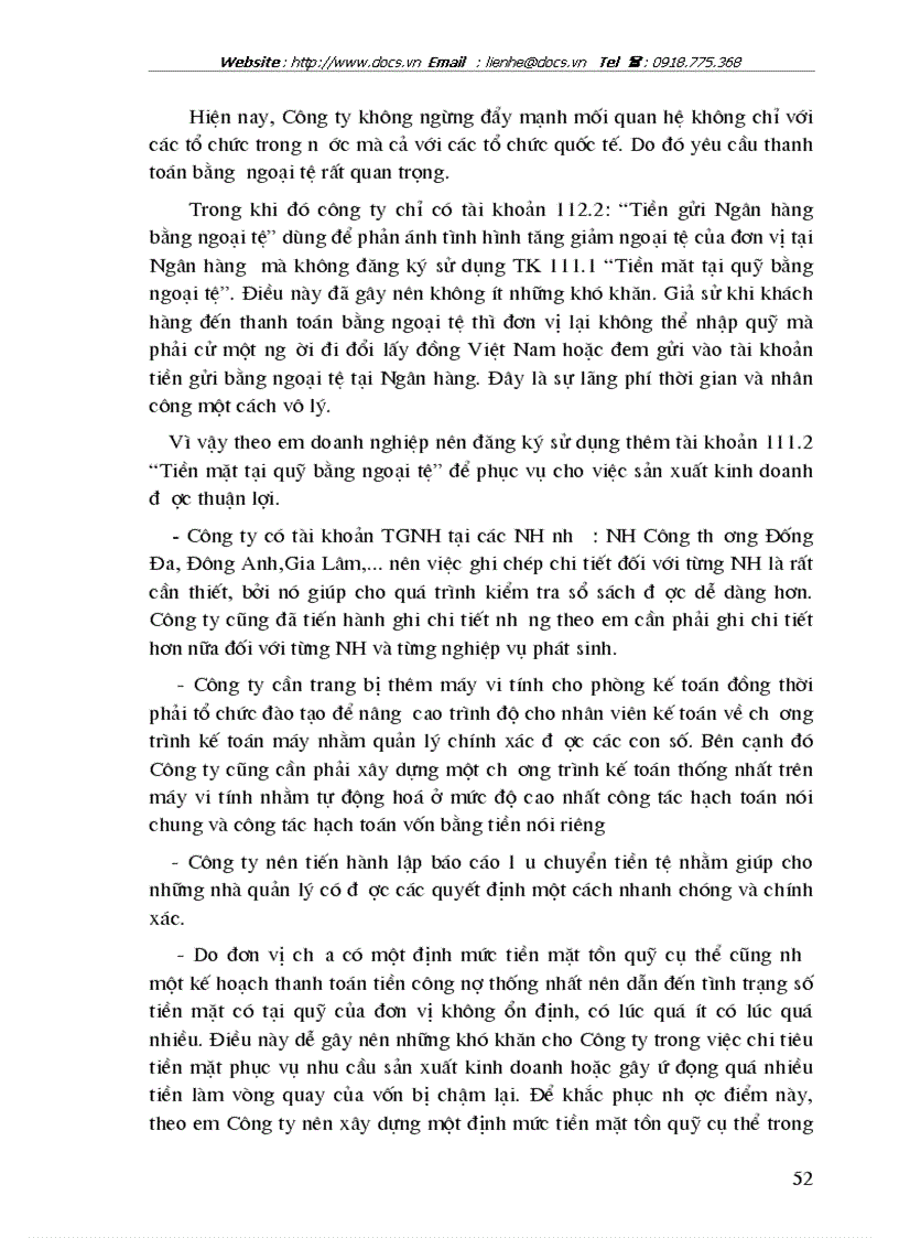 image for page Kế toán vốn bằng tiền tại Công ty cổ phần thương mại xây dựng Sóc Sơn