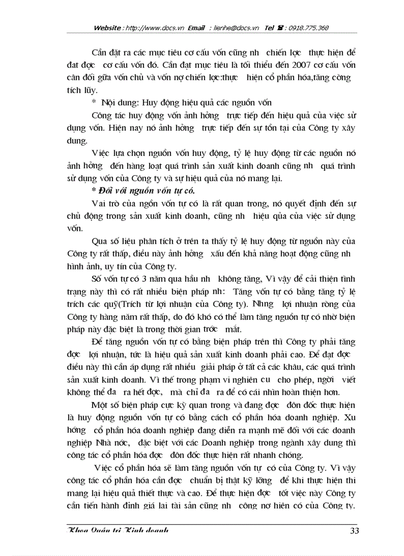 image for page 1số biện pháp nhằm nâng cao hiệu quả sử dụng vốn tại Công ty CP Xây Dựng và Đầu Tư Hà Nội
