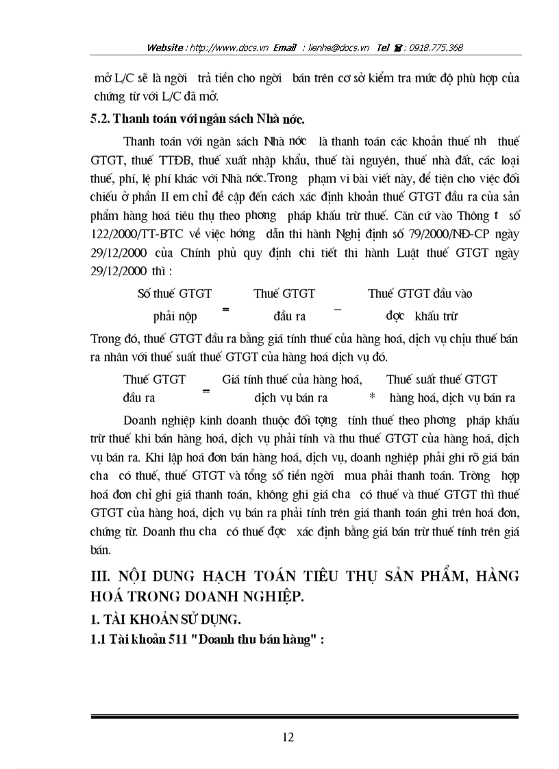 image for page Tổ chức hạch toán kế toán quá trình tiêu thụ sản phẩm hàng hoá tại Công ty thương mại và sản xuất vật tư thiết bị giao thông vận tải