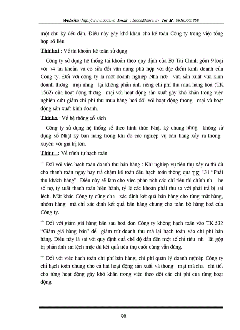 image for page Tổ chức hạch toán kế toán quá trình tiêu thụ sản phẩm hàng hoá tại Công ty thương mại và sản xuất vật tư thiết bị giao thông vận tải