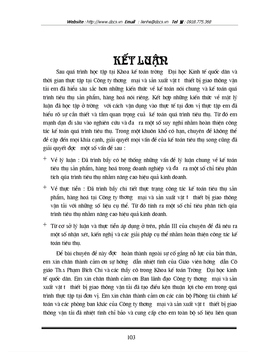 image for page Tổ chức hạch toán kế toán quá trình tiêu thụ sản phẩm hàng hoá tại Công ty thương mại và sản xuất vật tư thiết bị giao thông vận tải