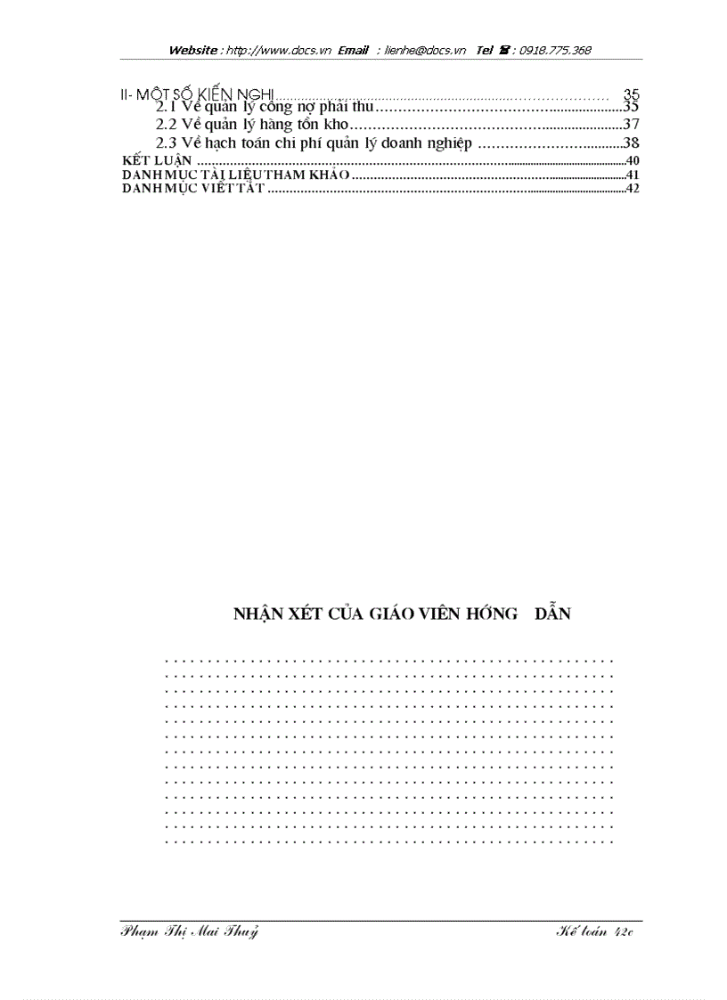image for page Hoàn thiện công tác kế toán tiêu thụ và xác định kết quả tiêu thụ thành phẩm tại Công ty TNHH Vật liệu nổ công nghiệp