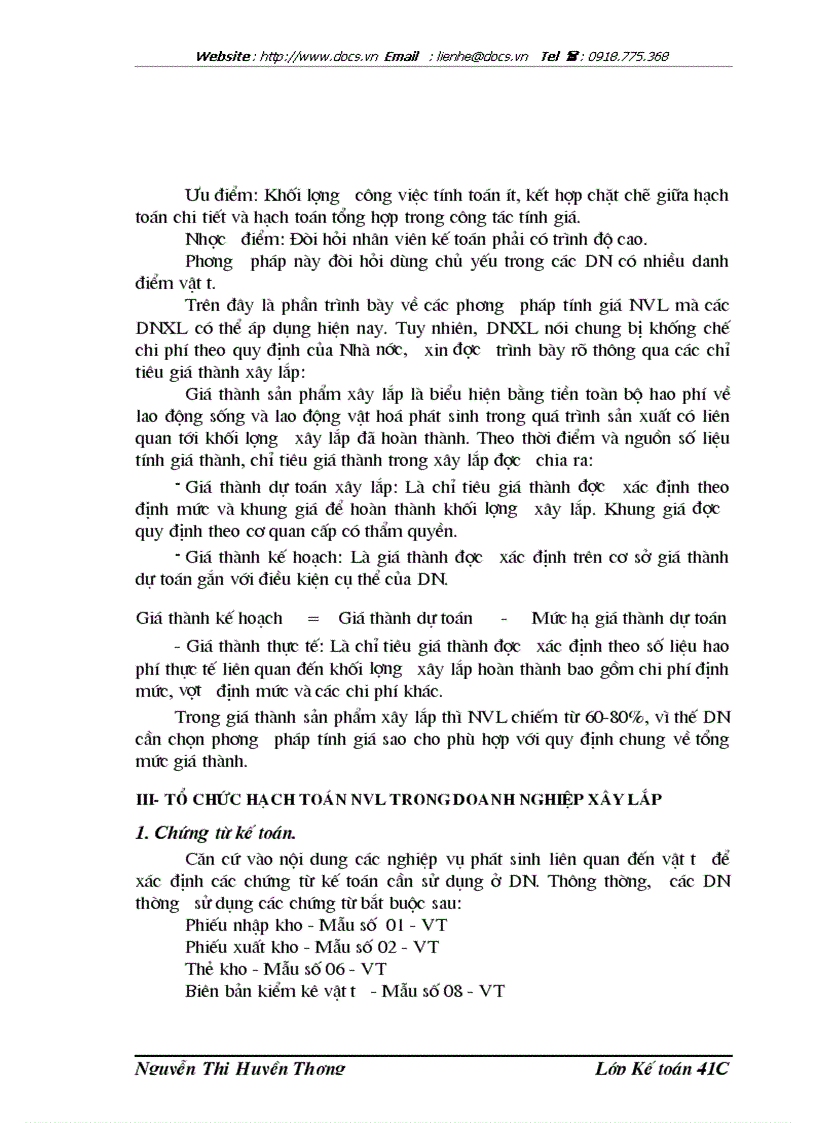 image for page Hoàn thiện hạch toán Nguyên vật liệu với việc nâng cao hiệu quả sử dụng vốn lưu động tại công ty Xây dựng Lũng Lô Bộ Quốc phòng