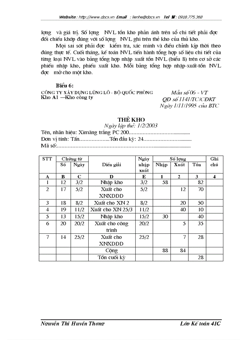 image for page Hoàn thiện hạch toán Nguyên vật liệu với việc nâng cao hiệu quả sử dụng vốn lưu động tại công ty Xây dựng Lũng Lô Bộ Quốc phòng