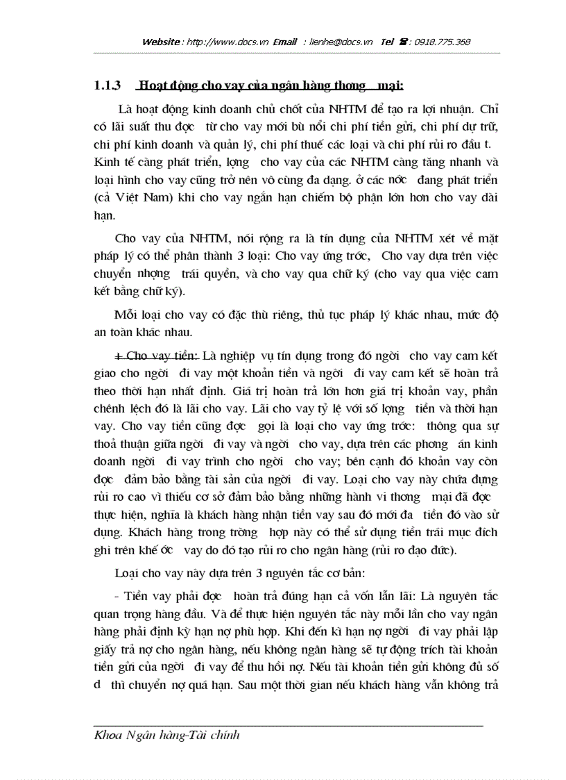 image for page Hoạt động bảo đảm tiền vay bằng tài sản cầm cố thế chấp tại Sở Giao dịch 1 ngânhàng NHTMCP Công Thương VietinBank Việt Nam