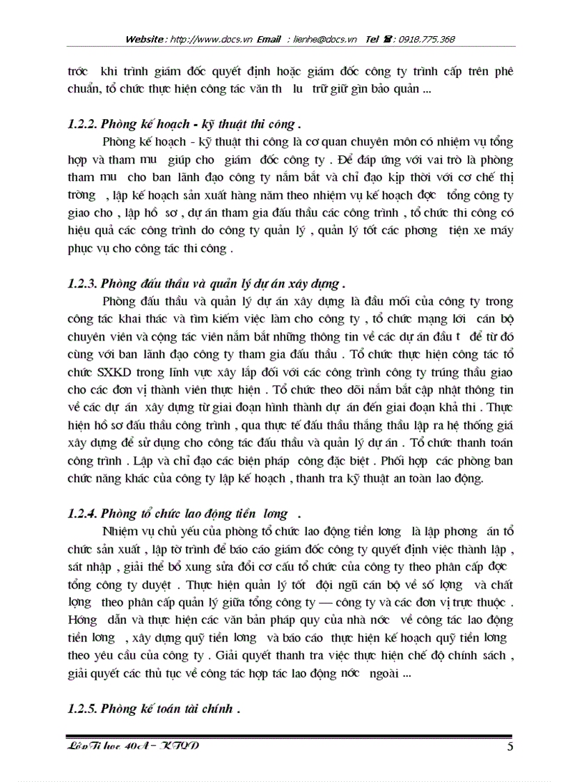 image for page Ứng dụng tin học trong công tác quản lý Lao động tiền lương tại công ty xây dựng số 2 Vinaconex