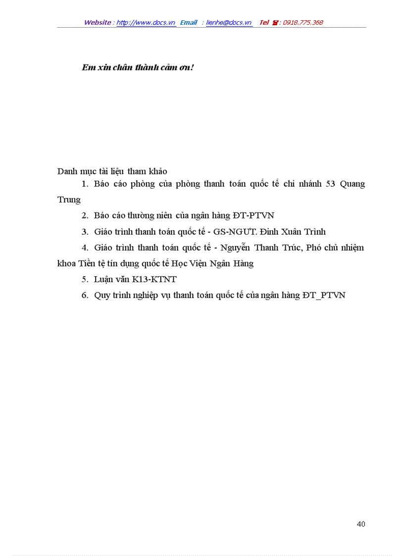 image for page Thực trạng thanh toán bằng LC tại Ngân hàng đầu tư và phát triển Việt Nam chi nhánh Quang Trung