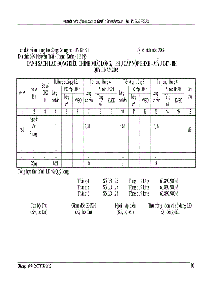 image for page Tổ chức hạch toán lao động tiền lương và các khoản trích theo lương tại xí nghiệp dịch vụ khoa học kỹ thuật
