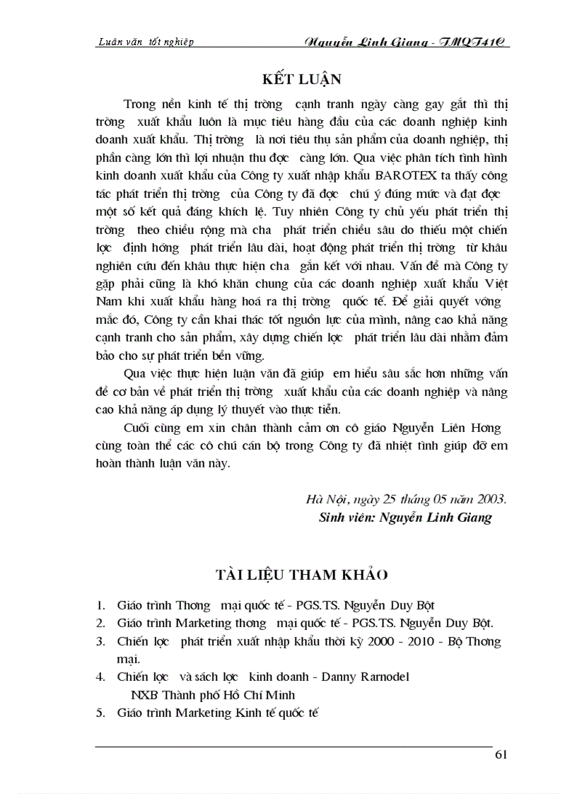 image for page Một số biện pháp phát triển thị trường xuất khẩu hàng thủ công mỹ nghệ tại Công ty XNK BAROTEX