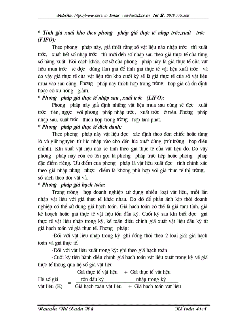 image for page Lý luận chung về công tác kế toán nguyên vật liệu với việc nâng cao hiệu quả sử dụng nguyên vật liệu trong doanh nghiệp