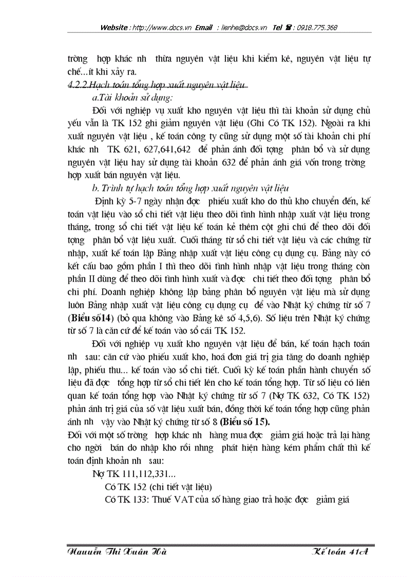 image for page Lý luận chung về công tác kế toán nguyên vật liệu với việc nâng cao hiệu quả sử dụng nguyên vật liệu trong doanh nghiệp