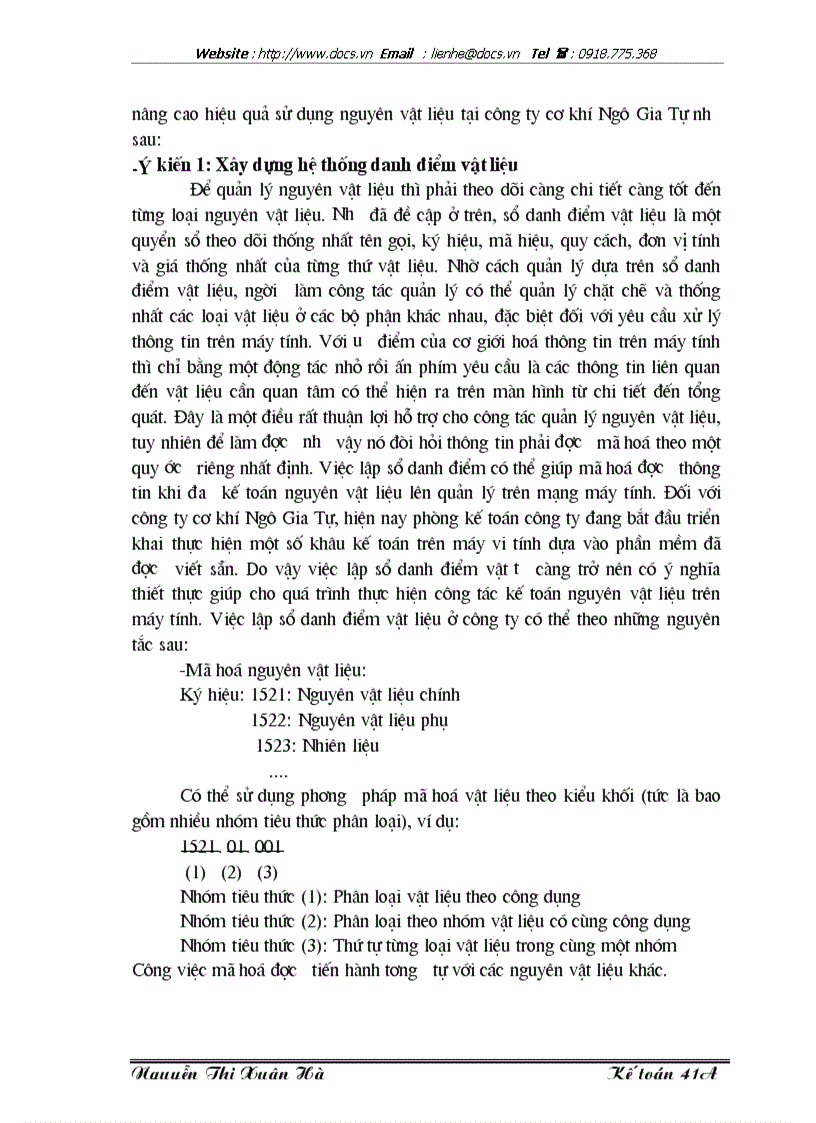 image for page Lý luận chung về công tác kế toán nguyên vật liệu với việc nâng cao hiệu quả sử dụng nguyên vật liệu trong doanh nghiệp