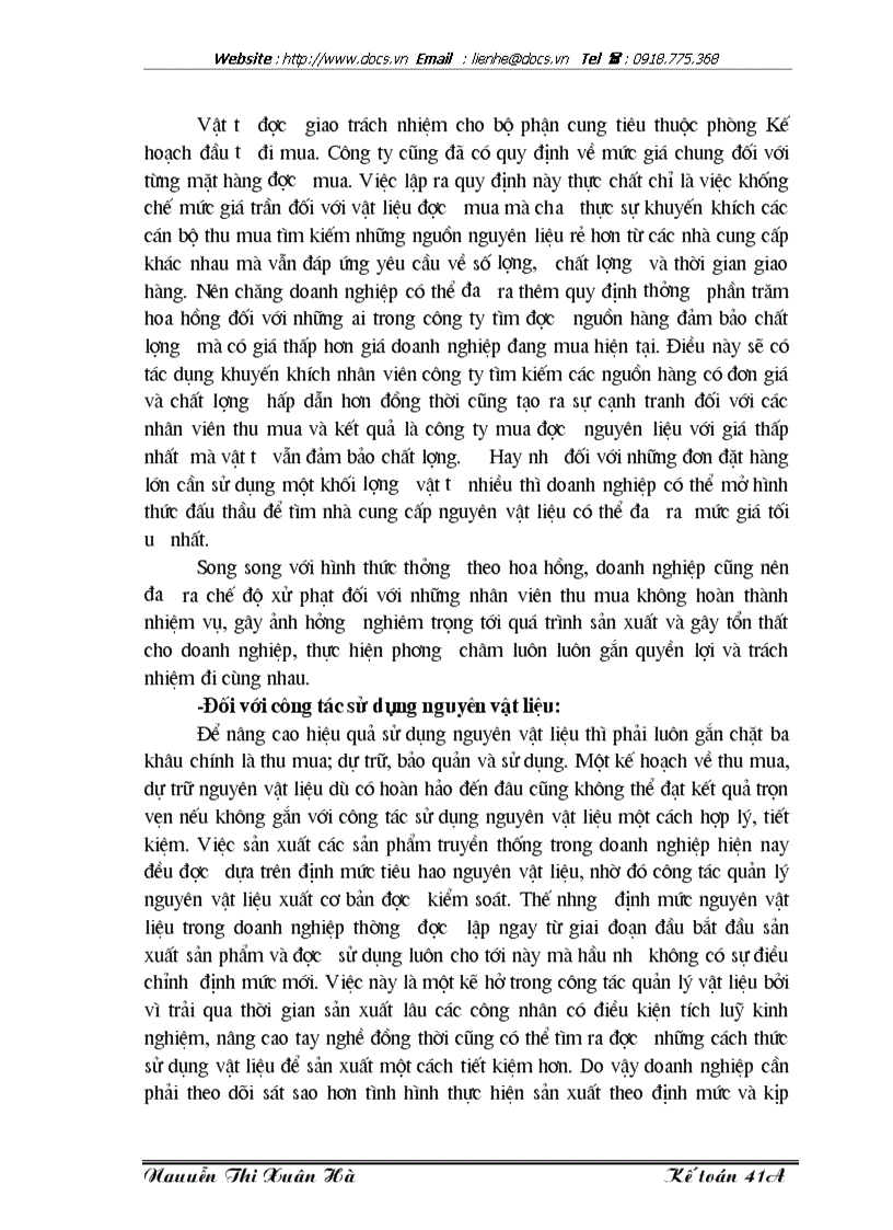 image for page Lý luận chung về công tác kế toán nguyên vật liệu với việc nâng cao hiệu quả sử dụng nguyên vật liệu trong doanh nghiệp