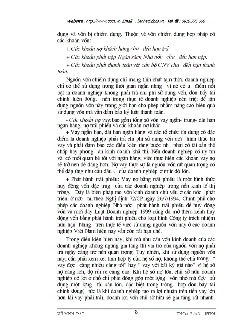 image for page Vốn kinh doanh và những biện pháp nâng cao hiệu quả sử dụng vốn kinh doanh