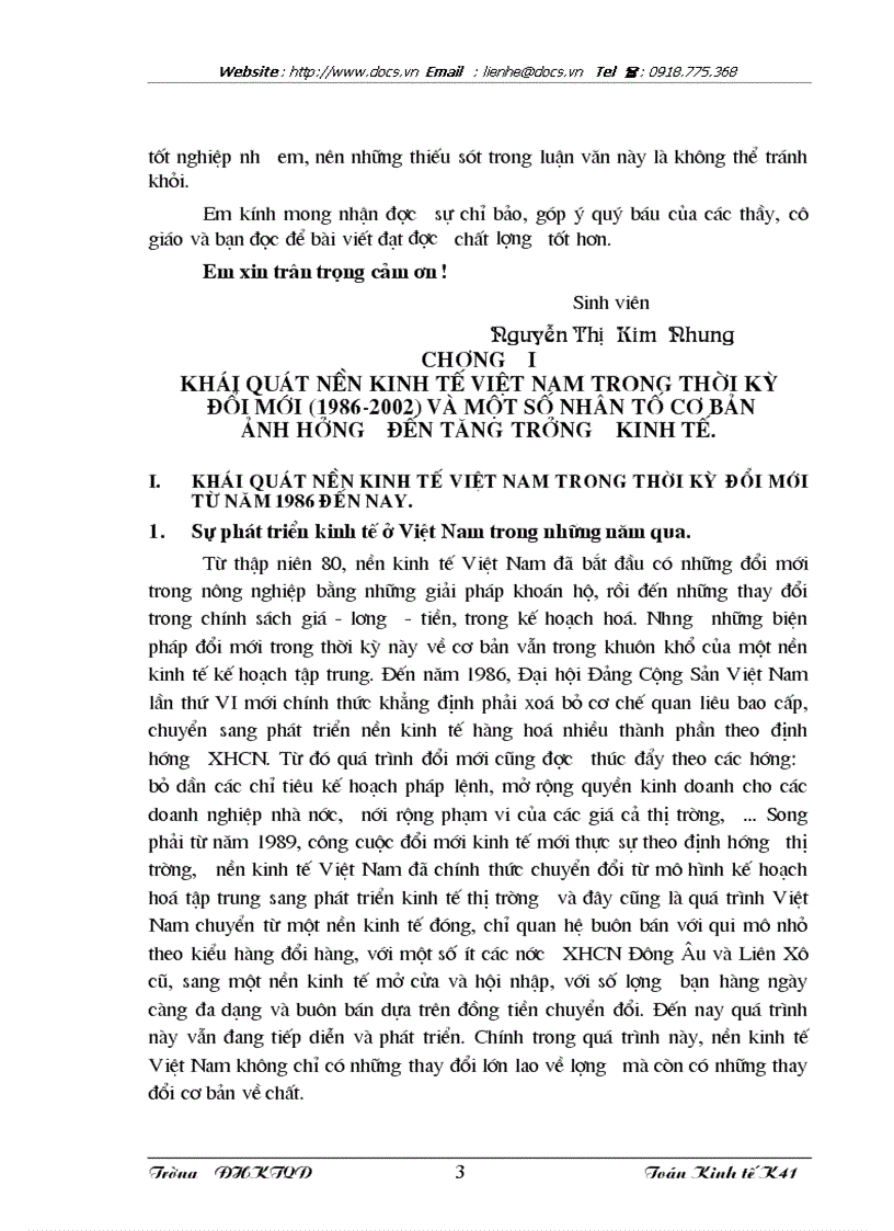 image for page Các nhân tố ảnh hưởng đến tăng trưởng kinh tế Việt Nam trong thời kỳ đổi mới kinh tế từ năm 1986 đến nay