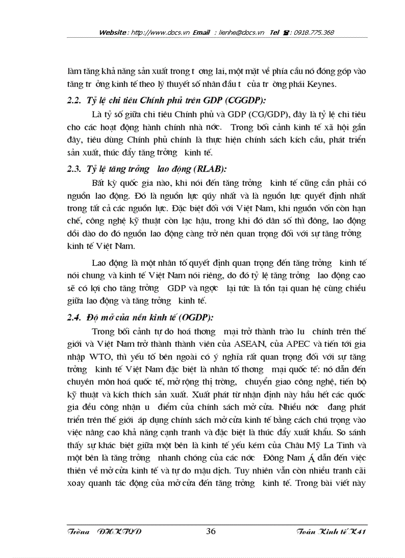 image for page Các nhân tố ảnh hưởng đến tăng trưởng kinh tế Việt Nam trong thời kỳ đổi mới kinh tế từ năm 1986 đến nay