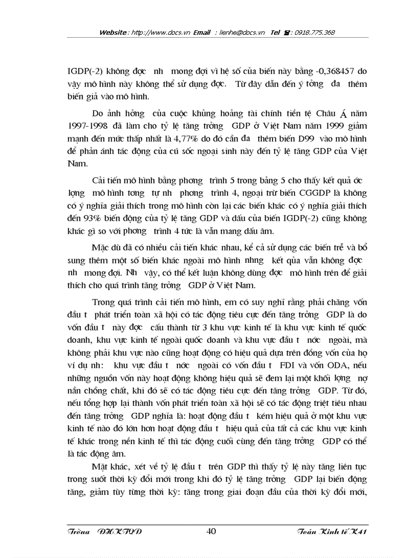 image for page Các nhân tố ảnh hưởng đến tăng trưởng kinh tế Việt Nam trong thời kỳ đổi mới kinh tế từ năm 1986 đến nay