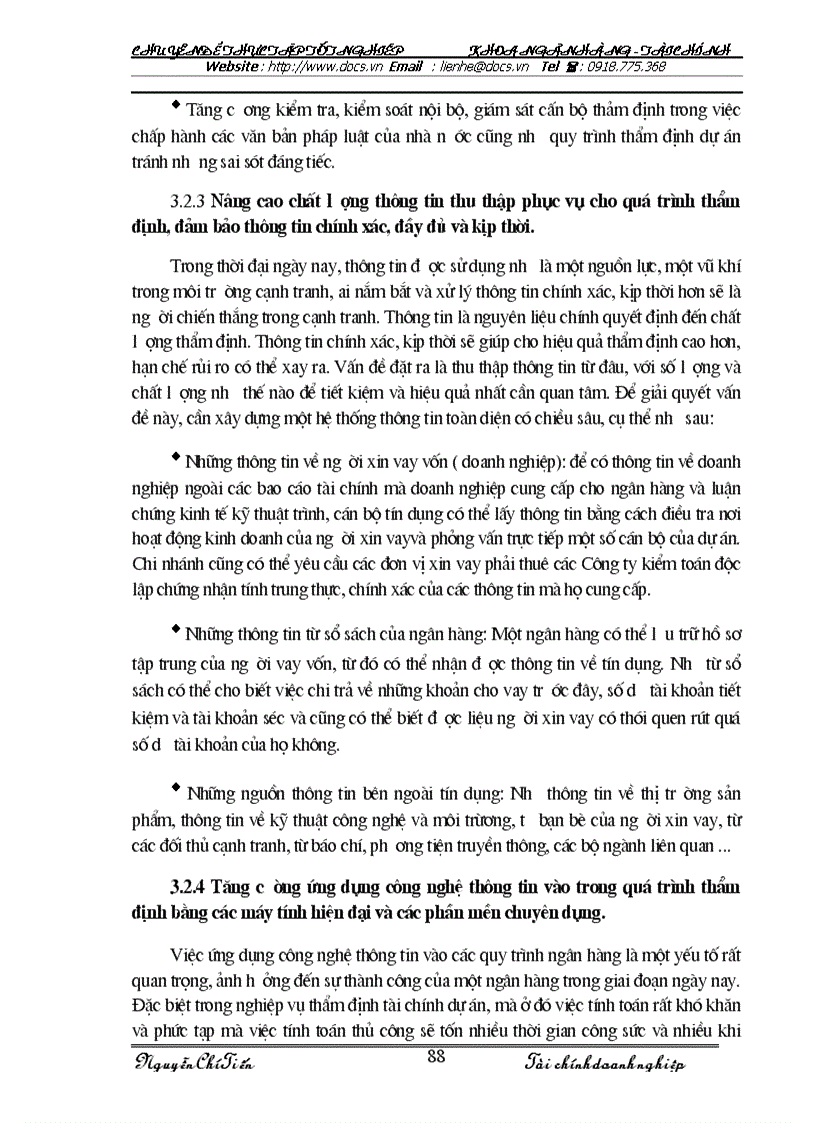 image for page Nâng cao chất lượng thẩm định tài chính dự án đầu tư tại Chi nhánh NHNo PTNT Nam Hà Nội