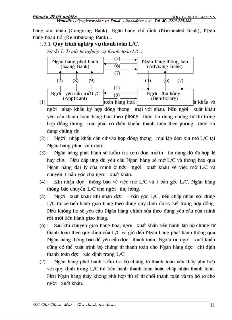 image for page Giải pháp mở rộng hoạt động thanh toán tín dụng chứng từ tại Sở GDI Ngân hàng ĐT PTVN và một số kiến nghị