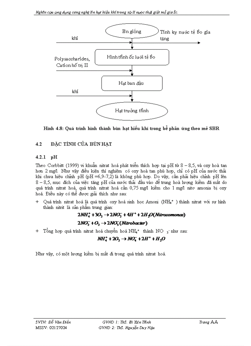 image for page Nghiên cứu ứng dụng công nghệ bùn hạt hiếu khí trong xử lý nước thải giết mổ gia súc