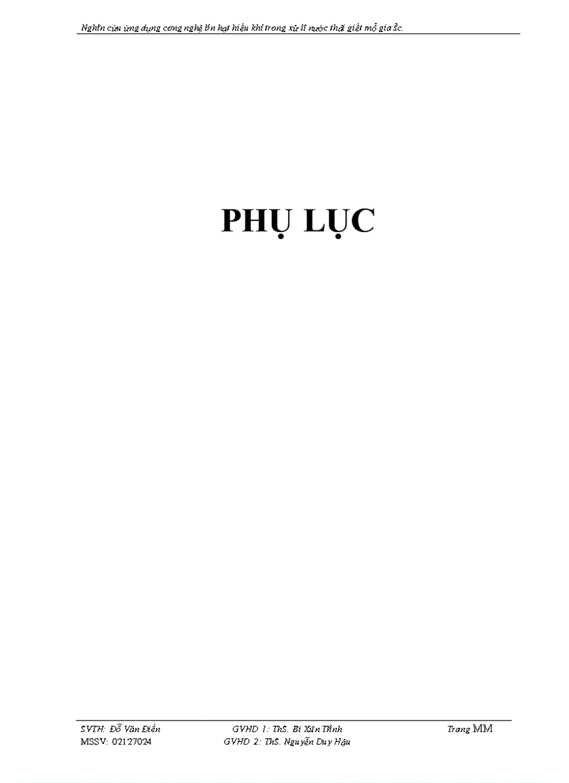 image for page Nghiên cứu ứng dụng công nghệ bùn hạt hiếu khí trong xử lý nước thải giết mổ gia súc