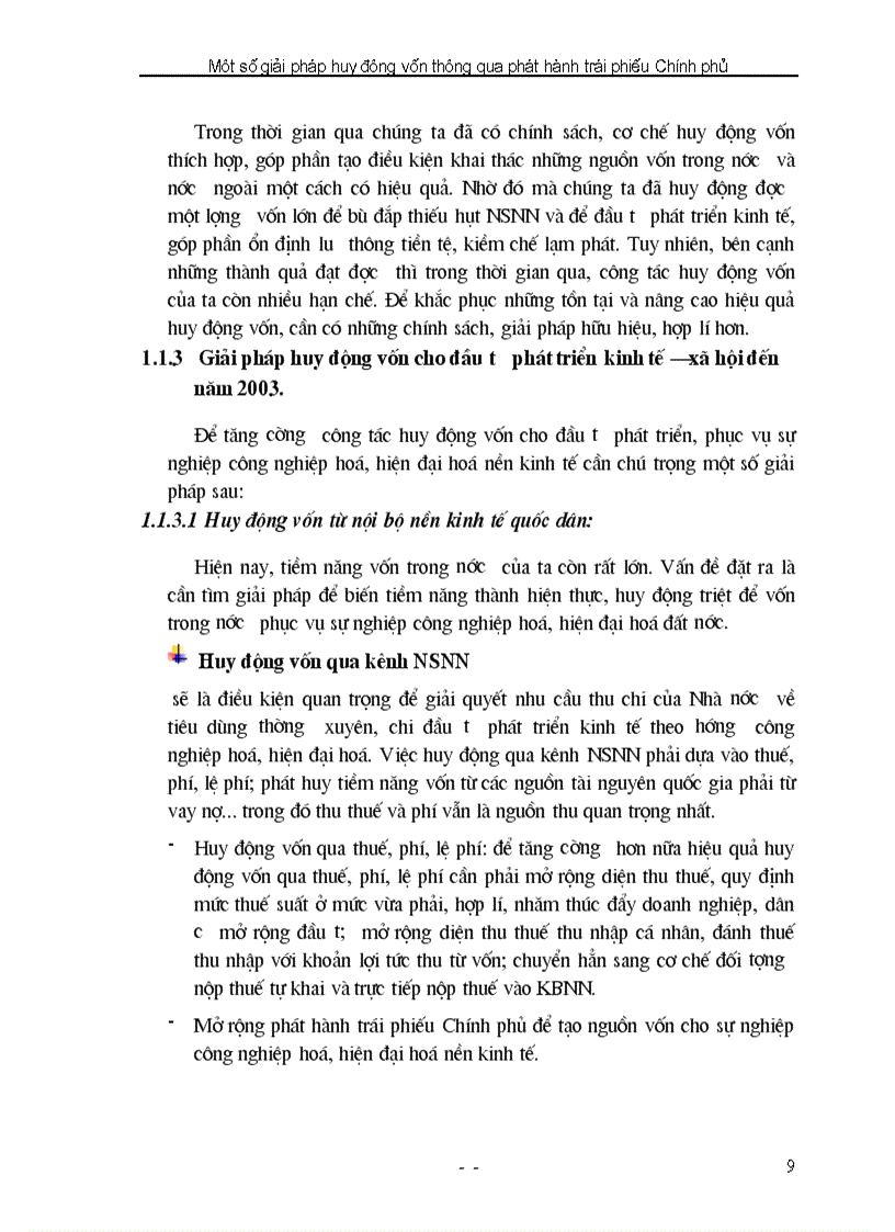 image for page Hoàn thiện cơ chế huy động vốn thông qua phát hành trái phiếu Chính phủ ở KBNN Hà Tây