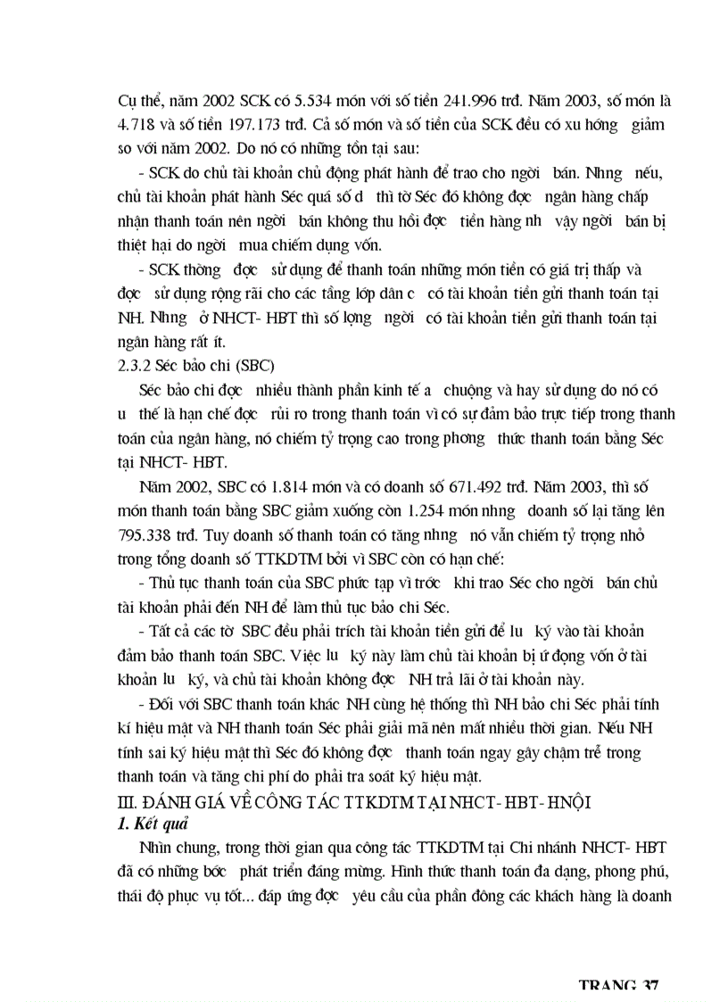 image for page Giải pháp nhằm nâng cao chất lượng thanh toán không dùng tiền mặt tại chi nhánh Ngân hàng Công Thương khu vực II Hai Bà Trưng Hà Nội