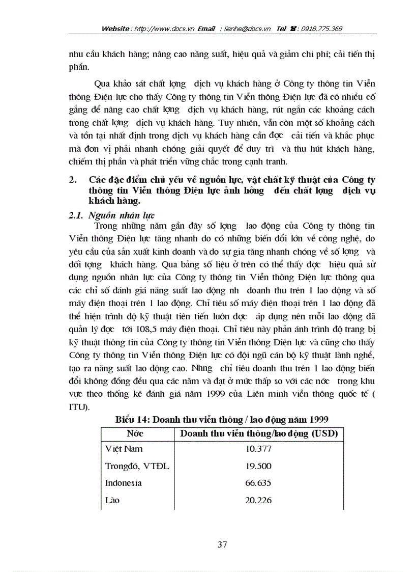 image for page Một số giải pháp để nâng cao chất lượng dịch vụ khách hàng ở Công ty Thông tin viễn thông điện lực