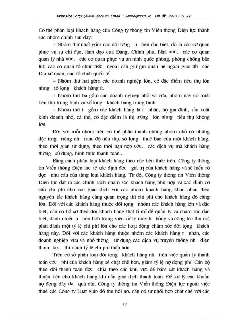 image for page Một số giải pháp để nâng cao chất lượng dịch vụ khách hàng ở Công ty Thông tin viễn thông điện lực